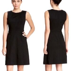 Trina Turk Silk Lined Black Sleeveless Sheath Dress XS
